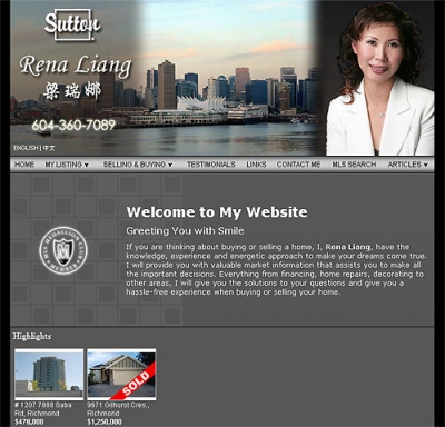 Website: Realtor Rena Liang